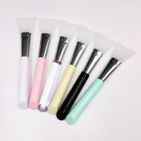 Shenzhen Factory Quality Wholesale Promotion Cheap Face Pack Brush Colorful Silicone Head Mud Face Mask Applicator