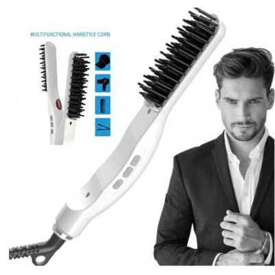 2019 new  Hair Straightener Brush for Men Multifunctional Beard Straightening Comb for men